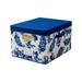 PRINxy Foldable Storage Box With Lid Fabric Storage Box With Lid Closet Storage Box Room Organization Office Storage Toy Storage Multicolor