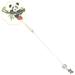 2 PCS Panda Bookmark Portable Page Marker Metal Decor Bookmarks Hanging Student