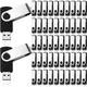 Xuhal 100 Pack 1GB USB Flash Drive USB 2.0 Flash Drives Bulk Small Capacity Thumb Drive Black USB Drive 1GB USB Jump Drive for Small Files Backup and Transfer at Home and Office