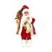 santa doll christmas santa doll figure statue standing cute figurine Table Ornaments Desktop Xmas Decoration Figurine Christmas Ornament Gift Decorative Santa Home Office Collectible 45cm