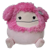 Squishmallows Official Kellytoys Plush 14 Inch Caparinne the Pink Big Foot with Silver Bow Ultimate Soft Animal Stuffed Toy