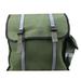 Waterproof Waxed Canvas Reflective Stripe Bicycle Tail Storage Bag Motorcycle Rear Seat Rack Cycling Bags