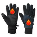 Vestitiy Winter Ski Gloves for Men Women Winter Full Finger Fleece Gloves Plus Fleece Warm Gloves Men s Screen Cycling Gloves Women s Cold Gloves