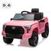 Yesfashion 12 Volt Ride on Car Ride on Toys Electric Car on Car 4 Wheel Drive Ride on Toys Multifunction Simulated Driving for Boys Girls 3+