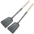 2 Pcs Soot Shovel Scoop Shovel Coal-ash Shovel Kitchen Fireplace Shovel Garden Dustpan Coal Shovel Hand Shovel