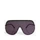 Rick Owens Stainless Steel Shield Sunglasses