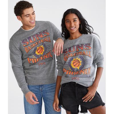 Aeropostale Mens' Phoenix Suns Crew Sweatshirt - Grey - Size XS - Polyester