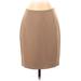 Le Suit Casual Skirt: Tan Print Bottoms - Women's Size 2 Petite