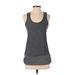 Eddie Bauer Active Tank Top: Gray Activewear - Women's Size Small