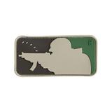 Maxpedition Major League Shooter PVC Morale Patch 3" x 1.6", Green/Tan SKU - 296465