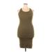 Rachel Zoe Casual Dress - Bodycon: Brown Dresses - Women's Size X-Large