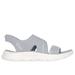 Skechers Women's Slip-ins: GO WALK Flex Sandal - Enticing Sandals | Size 10.0 | Gray | Textile | Vegan | Machine Washable