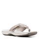 Clarks Damen Breeze Sea Flipflop, Light Taupe Synthetic, 38 EU