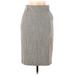 Banana Republic Casual Midi Skirt Midi: Gray Bottoms - Women's Size 4