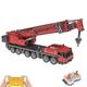 NUGEN Remote Control Crane Truck Building Blocks with Motor, 4460PCS 6CH APP+RC Truck Building Set Engineering Toy, Technical Crane Model Construction Toy Collectible Truck Set for Kids
