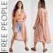 Free People Dresses | Nwt Free People Isabelle Plaid Maxi Shirt Dress Duster Pink/Orange L | Color: Orange/Pink | Size: L