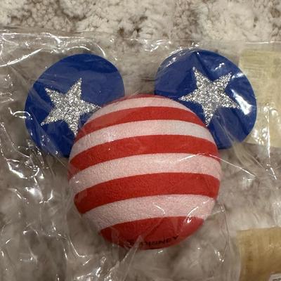 Disney Other | Disney Antenna Topper Red White & Blue With Stars Mickey | Color: Blue/Red | Size: Osfa