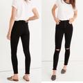 Madewell Jeans | Madewell 10" High Rise Jeans Jeggings Button Front Fly | Color: Black | Size: 25t