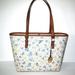 Michael Kors Bags | Michael Kors Jet Set Charm Medium Carryall Tote Mk Logo Vanilla/Lugg Floral | Color: Brown/Cream | Size: Os