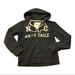 American Eagle Outfitters Tops | American Eagle Women’s Vintage Fit Hoodie Jacket S | Color: Black/White | Size: S