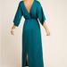 Anthropologie Dresses | Anthropologie Porridge Marcienne Jewel Tone V-Back Maxi Dress Size Small | Color: Green | Size: S