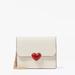 Kate Spade Bags | Kate Spade Valentine Heart Hardware Small Compact Flap Card Holder Wallet Nwt | Color: Cream/White | Size: Os