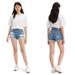 Levi's Shorts | Levi's 501 Original Distressed Shorts In Sansome Trashed Medium Wash 27. | Color: Blue | Size: 27