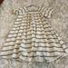 American Eagle Outfitters Dresses | Off The Shoulder Dress | Color: Cream/Green | Size: S