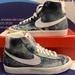 Nike Shoes | Nike Blazer Mid 77 Washed Denim Women’s 7.5 | Color: Blue/White | Size: 7.5