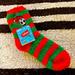 Disney Accessories | Disney Nightmare Before Christmas Fuzzy Socks | Color: Green/Red | Size: Os