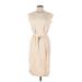 Uniqlo Casual Dress - Midi: Tan Solid Dresses - Women's Size X-Small