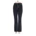 Treasure & Bond Jeans - High Rise Boot Cut Boot Cut: Black Bottoms - Women's Size 26 - Dark Wash