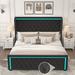 House of Hampton® Jeramyah Platform Bed Upholstered/Velvet in Black | 52.5 H x 64 W x 85.5 D in | Wayfair 6F3962F835114D2B85FDE54ABADB6707