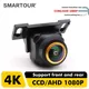 Caméra de recul de voiture AHD 1080P objectif doré 4K vision nocturne universelle sauvegarde des