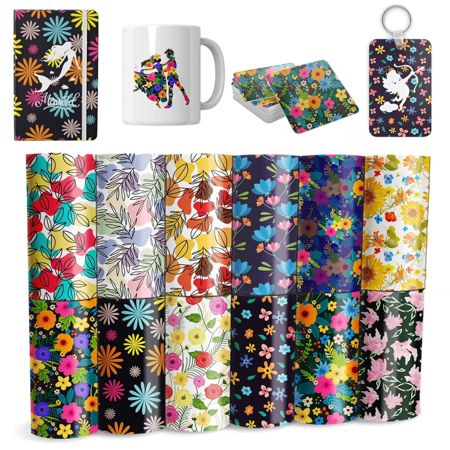 XFX 1 pièces encre de transfert par Sublimation pour plantes 12X12 po papier de transfert par Sublimation encre de transfert imprimable infusible pour tasse T-Shirt