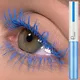 Mascara 4D coloré imperméable pour le maquillage des cils allonge le volume de curling cils en