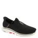 Skechers Performance Slip-Ins: Go Walk 7-Easy On 2 - Mens 8 Black Walking Medium