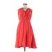 Girls from Savoy Casual Dress - Popover: Red Dresses - Women's Size 8