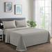 Marina Decoration 600 Thread Count Soft Deep Pocket Hotel Standard Solid All Season Cotton Blend Percale Sheet Set