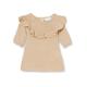 NAME IT Baby-Mädchen NBFRESINE LS Knit Dress Strickkleid, Oxford Tan, 68 cm