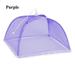 3pcs/set 6 Colors Kitchen Storage Prevent Flies Anti Flying Insects Vegetables Hood Food Shade Kitchen Protect Food Fruits Casing PURPLE