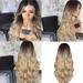 Huaai Side Split Long Curly Hair Fluffy Big Wave Hair Extension Rose Hair Net Wig Curly Wigs Women s Wave Wig Fashion Synthetic Black Hair Long Wig