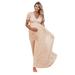 asdoklhq Maternity Clothes for Women Pregnants Photography Props Short Sleeve Sequined Solid Dress