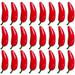 100pcs Mini Fake Hot Chili Peppers Artificial Red Pepper Fake Vegetables for Farmhouse