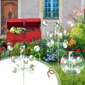 Stiwee New Type Garden Tools Windmill Garden Decoration Solar Wind Rota-tor With Metal Garden Stake Outdoor Wind Catcher Courtyard Terrace Holiday Decoration Bron-ze Solar Iron Windmill