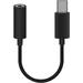 USB 3.1 Type-C Headset Jack Suitable for Ulefone Armor 6S with Long Connection USB-C to 3.5mm Headphone Socket Aux-In Audio Adapter Cable Black