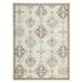 TOWN & COUNTRY EVERYDAY Avani Cottagecore Medallion Everwashâ„¢ Washable Area Rug with Non-Slip Backing Pet Friendly Rug Beige 5 2 x7 2