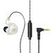 ruhuadgb Wired Earphone Stereo Surround with Microphone High Sensitivity Livestreaming Waterproof Phone Call Passive Noise Reduction 3.5mm In-ear Music Sport Gaming Headset Computer Accessories