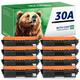 30A Black Toner Cartridge 8 Pack Replacement for HP 30A CF230A 30X CF230X Toner Cartridge use with HP Laserjet Pro M203dw; HP Laserjet Pro MFP M227fdn M227fdw | CF230A