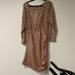Free People Dresses | Free People Giselle Sequin Rose Gold Dress | Color: Gold/Pink | Size: L